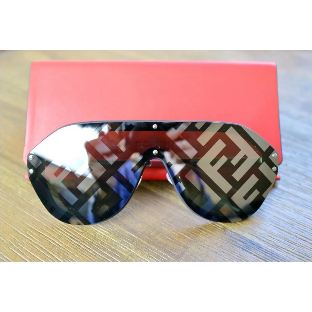 Fendi shield monogram sunglasses